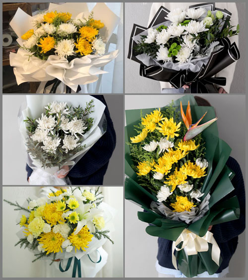 湖北孝感市大悟县芳畈镇胜利村白事花束代送